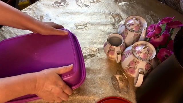 Жареный минтай. За маринованный в маринаднице от Tupperware  и обжаренные на сковороде