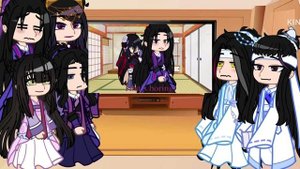 Mdzs reacts to… Wei Ying doing a hairstyle for Jiang Fengmian!|Mdzs AU|video in description|repost