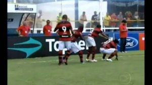 Празднование забитого мяча Роналдиньо и Вагнера .mp4