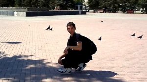 Человек голубь:)