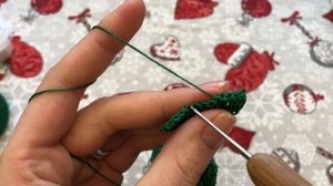 МК: САЛФЕТКА ЕЛОЧКА КРЮЧКОМ