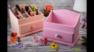 Настольные комодики для косметики и бижутерии на один ящик