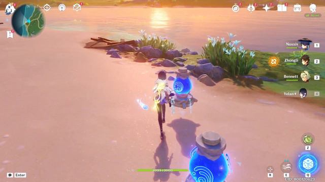 How To Solve This New Hydro Pillar Puzzle | West Slopes Shores Precious Chest | Genshin Impact 4.0