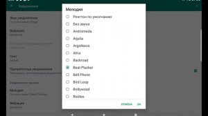 я показал как на планшете звонок