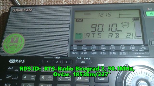11.09.2016 09:14UTC, [Es], RTS-Radio Beograd 2, Ovčar, 1853km