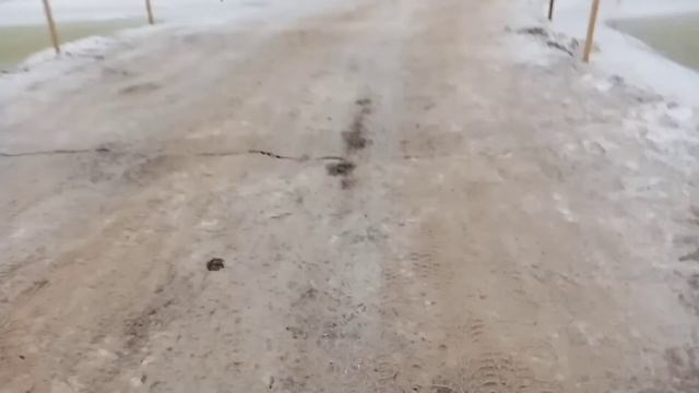 68. Ледовая переправа через Каму, Нижнекамск-Покровское (Сентяк/М-7). Как доехать. Расценки. смотреть онлайн