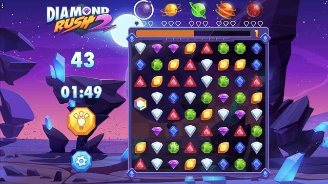 Diamond Rush 2 Game - GamePlay Walkthrough смотреть онлайн