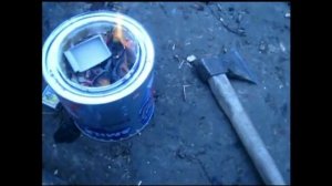 Пиролизная походная печь