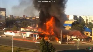 взорвалась заправка в Дагестане