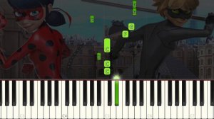 Miraculous Ladybug - The boy that I secretly love Theme  - VERY EASY Piano Tutorial