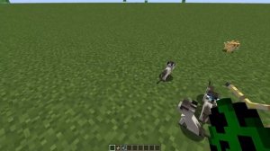 1000 криперов против одного оцелота. эксперименты в майнкрафт!