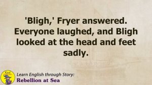 Learn English through Story - Level 1 – Rebellion at Sea