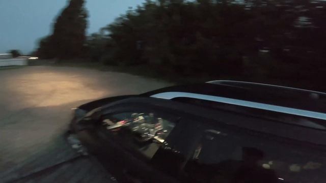 VW Passat B6 B7 with interior ambient light retrofit - Night drive POV II смотреть онлайн
