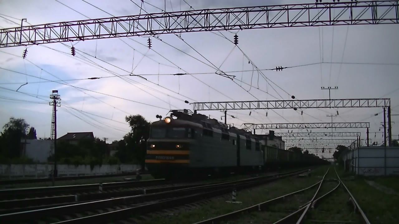 ВЛ80Т-848 с гружёнными полувагонами смотреть онлайн