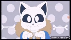 Милый кот санс)