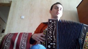 "Если б гармошка умела".На любительской гармони.