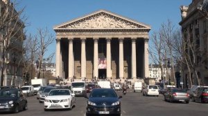 Madeleine, Paris stock footage (public domain)