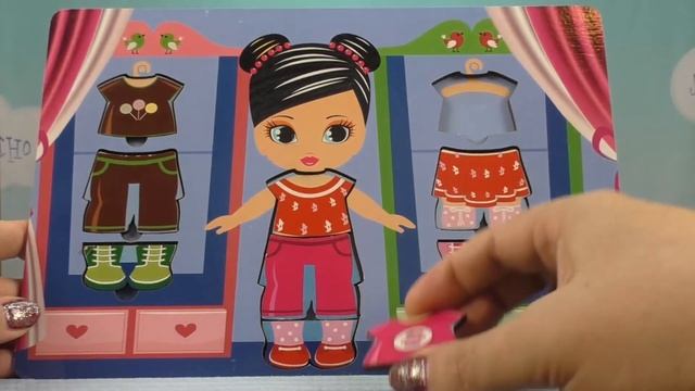 Развлекательно развивающее видео для девочек КУКОЛКА. Учим название цвета и одежды смотреть онлайн