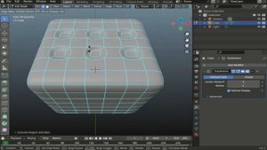 Игральный кубик / Как сделать в Blender 3D
