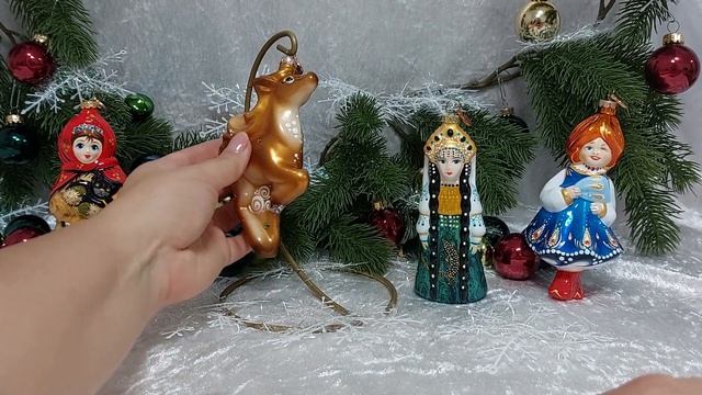 Обзор елочных игрушек серии "Сказы Бажова", производства Xmas toys. смотреть онлайн