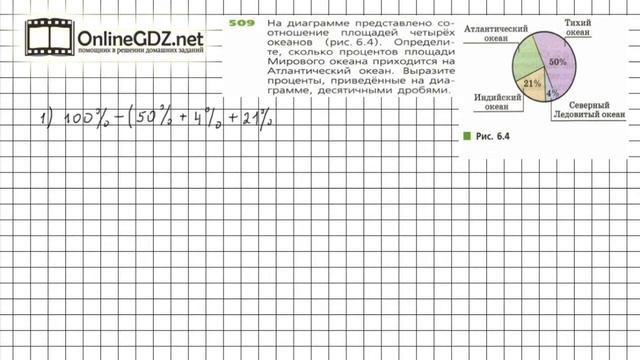 Задание №509 - ГДЗ по математике 6 класс (Дорофеев Г.В., Шарыгин И.Ф.) смотреть онлайн