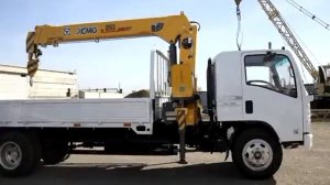 Кран манипулятор ISUZU с КМУ 5 тонн и вылетом стрелы 11,2 м