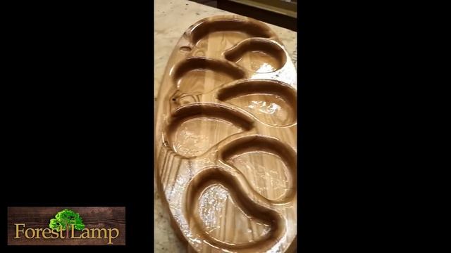 ТАКОЕ В МАГАЗИНЕ НЕ КУПИШЬ! Как делается необычная деревянная посуда почти своими руками) Менажницы смотреть онлайн