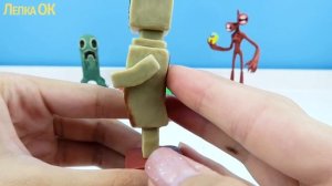 ЛЕПЛЮ МОНСТРОВ ИЗ МИРА С SCP В МАЙНКРАФТ И ВОТ, ЧТО ПОЛУЧИЛОСЬ! МОД. Лепим из пластилина с Лепка ОК
