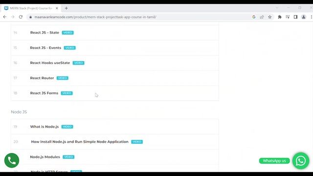 MERN Stack (Project) Course for Beginners in Tamil | FULL STACK | Node, Express ,React JS ,MongoDB
