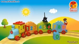 LEGO DUPLO 10847 Поезд Считай и играй Конструктор ЛЕГО ДУПЛО для детей My First Number Train 10847