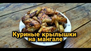 Куриные крылышки на мангале