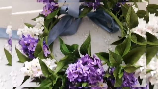 Венок на голову Сирень