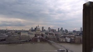 London panorama top of the Tate gallery