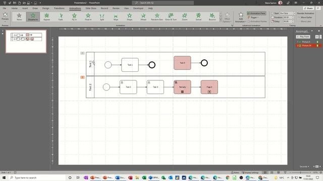 How To Add A Microsoft Visio Drawing To PowerPoint And Animate It