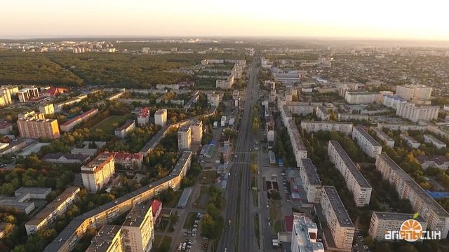 Ставрополь с высоты 200 метров - юго-западный район Доваторцев Тухачевского смотреть онлайн