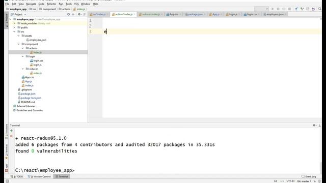 react redux project setup смотреть онлайн