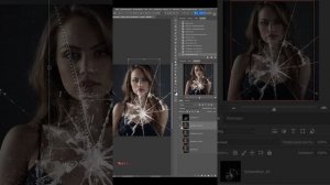 Эффект разбитого стекла в photoshop