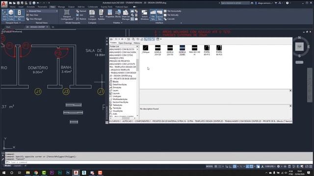 AutoCAD - Comando Design Center (ADCENTER) смотреть онлайн
