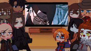 Slashers react to F!y/n|?|?/3|?|Gacha club|?|Thésa~Angel|?