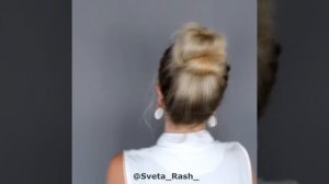 5 САМЫХ ЛЕГКИХ ПУЧКОВ НА РЕДКИЕ И ТОНКИЕ ВОЛОСЫ. 5 LIGHTEST BUNS FOR RARE HAIR.