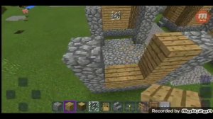 Я построил деревню номер 13 в майнкрафт пе!