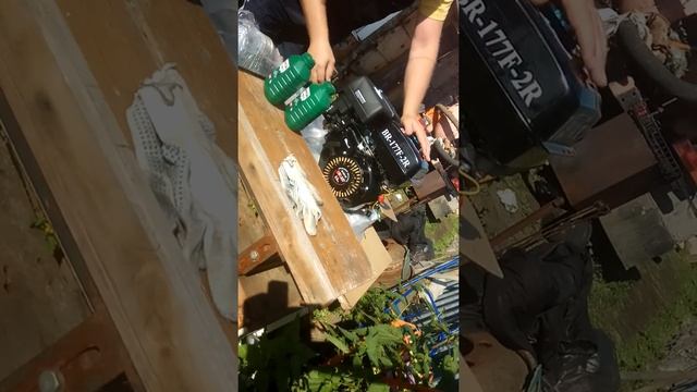 Двигатель BRAIT с авто сцеп и редуктор на ассенизатор смотреть онлайн