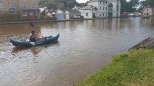 My new Sevylor Tahaa Inflatable Kayak on the Bude Canal Cornwall 2021