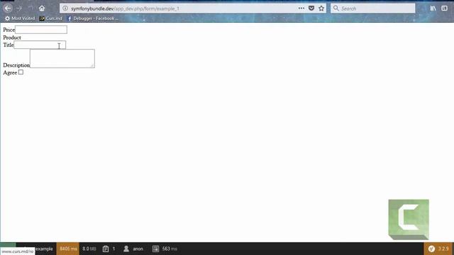 Обработчик HTML форм - Symfony 3 ( #form 9 )