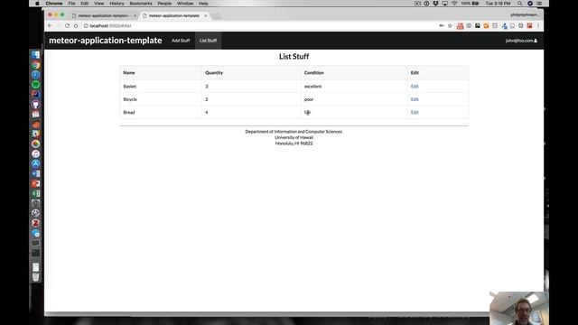 meteor-application-template-react, Part 1: User Interface смотреть онлайн