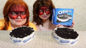 ASMR MUKBANG Торт OREO ASMR Eating Sounds No Talking Звуки Еды Мукбанг не Болталка