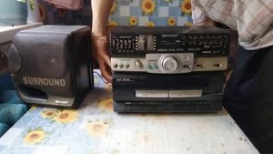 двух кассеты магнитофон SHARP WF -940