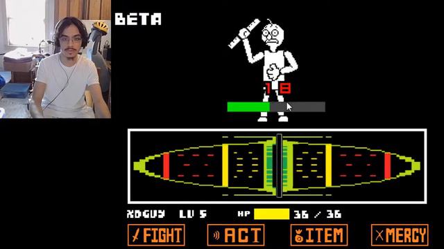 I USE A MY HEART TO BATTLE | Baldi Fight in Undertale смотреть онлайн