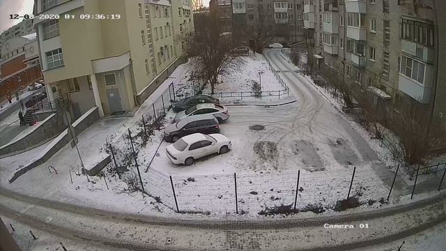 Аналоговая HD-TVI камера HiWatch HDC-B020 (2.8mm) | Пример дневной записи смотреть онлайн