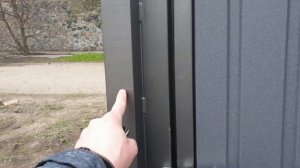 ? АВТОМАТИЧЕСКИЕ ОТКАТНЫЕ ВОРОТА С ОТДЕЛЬНОСТОЯЩЕЙ КАЛИТКОЙ МЕЖДУ ЕВРОЗАБОРОМ.